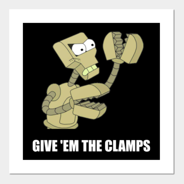 CLAMPS Futurama Posters and Art Prints TeePublic